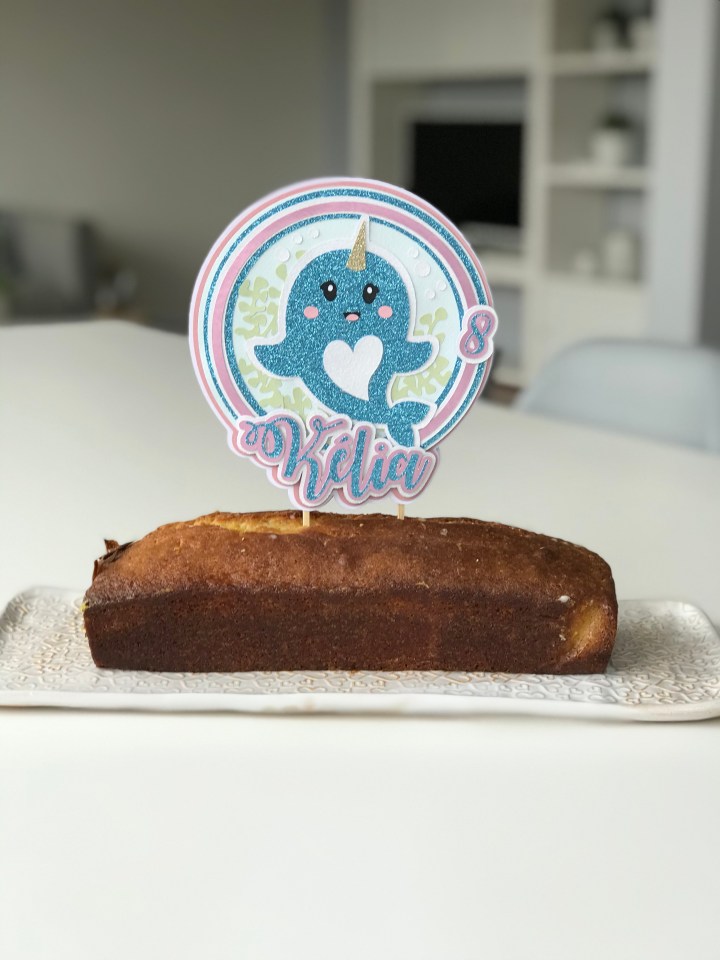 Les 8 ans de Kélia – Anniversaire sur le thème &laquo;&nbsp;Narval&nbsp;&raquo;